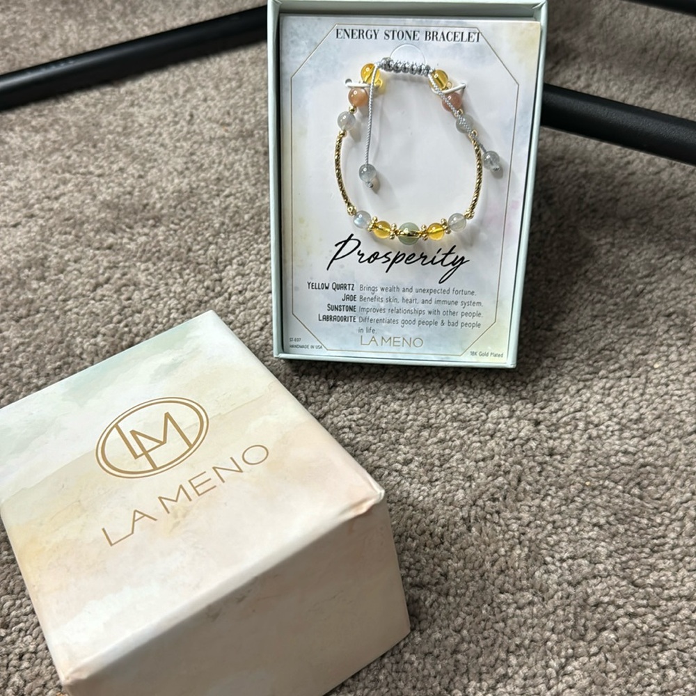 La Meno Prosperity Energy Gemstone Bracelet